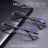 NEW DIAMOND-CUT BIFOCAL  & ANTI-BLUE EYEWEAR ULTRALIGHT READING GLASSES